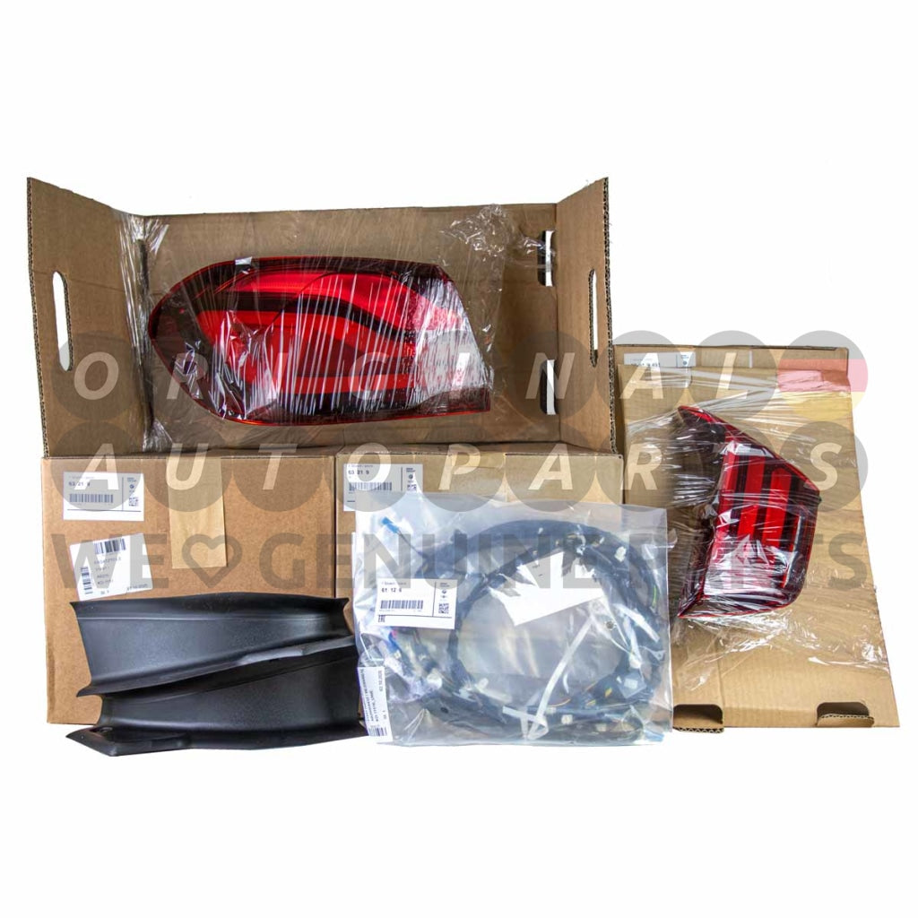 Genuine BMW Shadow Line Black Line LED LCI Rear Tail Lights Retrofit Kit 4' F32 Euro-Version